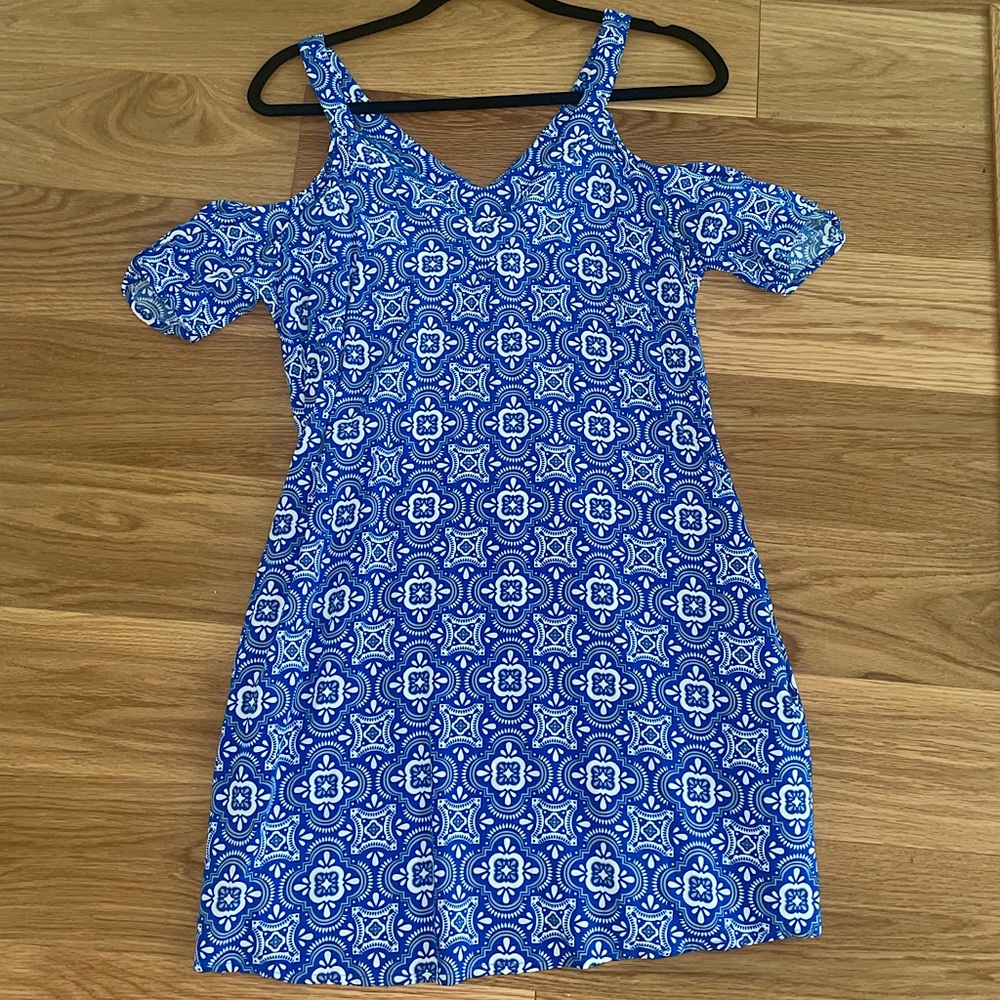 “All For Color” Royal Blue dress.